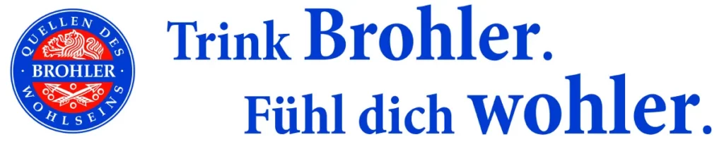 Das Logo von Werbepartner und Unterstützer "Brohler"