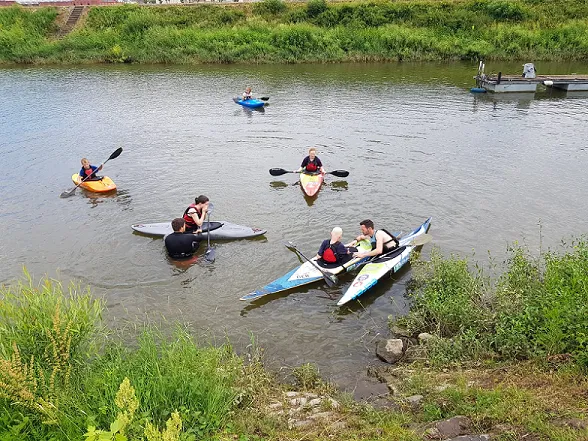 Ein Bild von Wassersport-Training